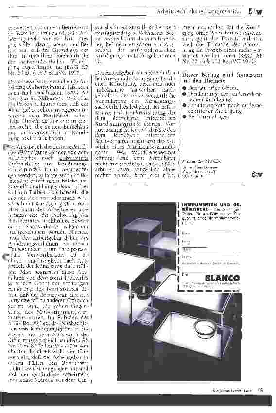 Vorschauseite 4: Die außerordentliche Kündigung II