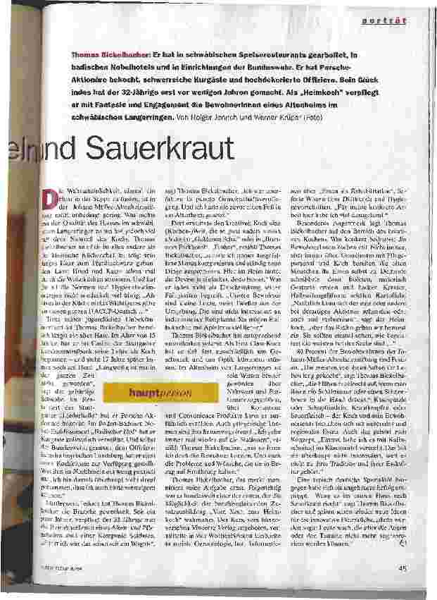 Vorschauseite 2: Schupfnudeln und Sauerkraut