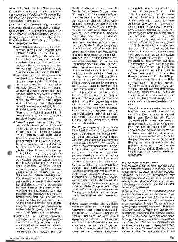 Vorschauseite 2: Balint-Gruppen im Pflegebereich Eine Übersicht über praktische und theoretische Aspekte 1. Folge