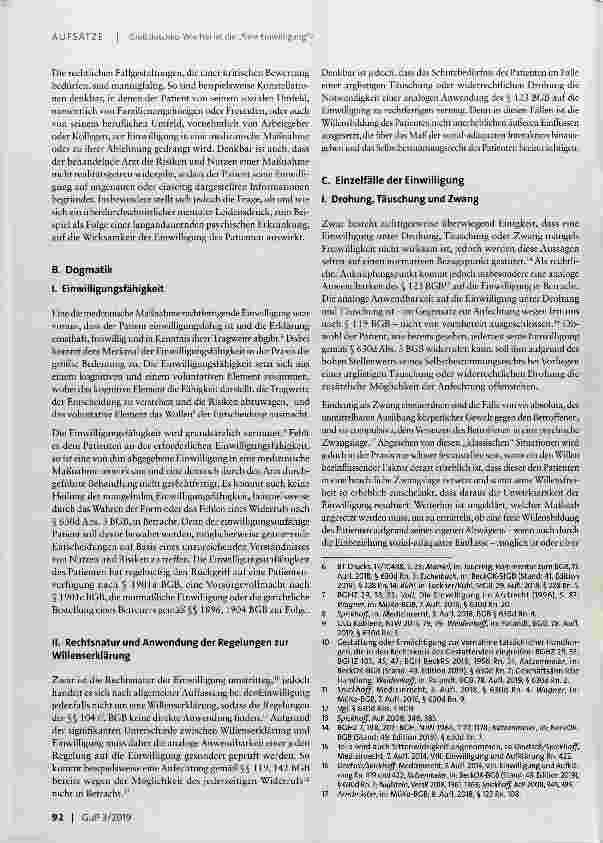 Vorschauseite 2: Wie frei ist die „freie Einwilligung?