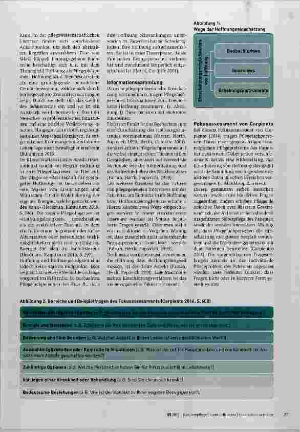 Vorschauseite 2: Hoffnungsfördernde Pflege