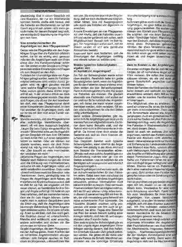 Vorschauseite 3: Psychiatrie: Umgang mit Angehörigen Aufbau einer Angehörigengruppe