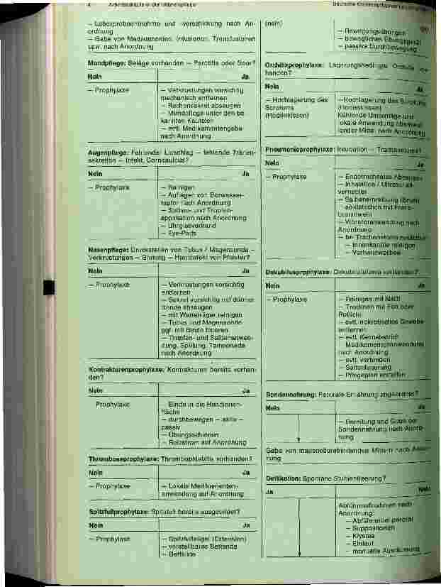 Vorschauseite 4: Struktogramme von verschiedenen Arbeitsabläufen in der Intensivpflege