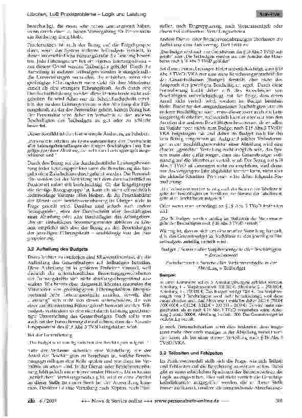Vorschauseite 4: LoB Praxisprobleme - Logik und Leistung