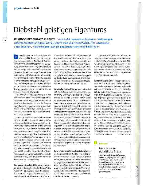 Vorschauseite 1: Diebstahl geistigen Eigentums