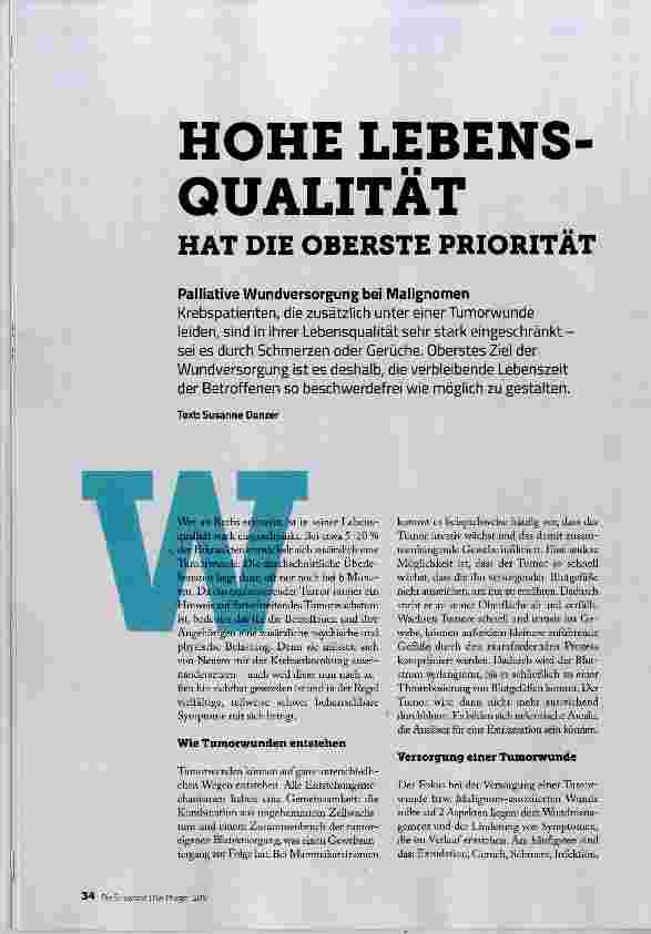 Vorschauseite 1: HOHE LEBENSQUALITÄT