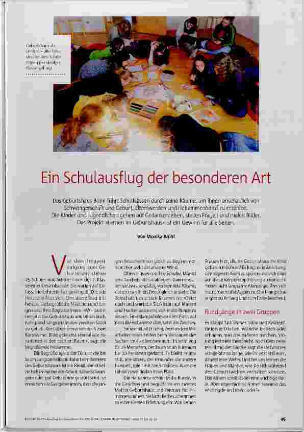 Vorschauseite 1: Ein Schulausflug der besonderen Art