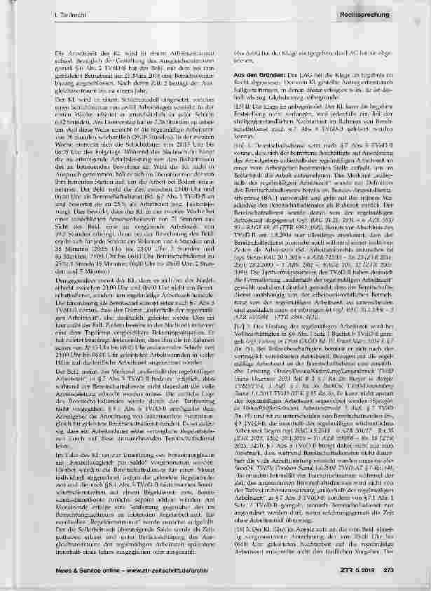 Vorschauseite 2: Bereitschaftsdienst in einer Betreuungseinrichtung FreizeitausgleichDurchgeschriebene Fassung des Tarifvertrags für den öffentlichen Dienst (TVöD) für den Dienstleistungsbereich P…