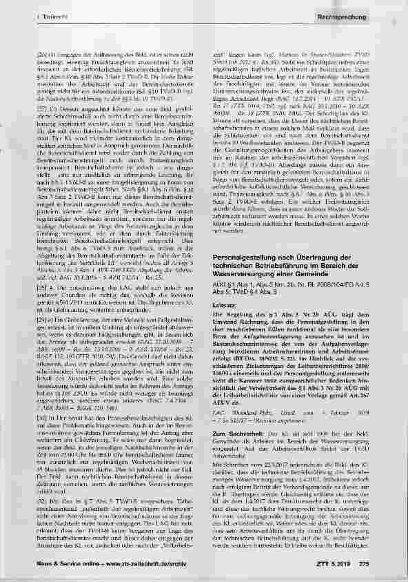 Vorschauseite 4: Bereitschaftsdienst in einer Betreuungseinrichtung FreizeitausgleichDurchgeschriebene Fassung des Tarifvertrags für den öffentlichen Dienst (TVöD) für den Dienstleistungsbereich P…