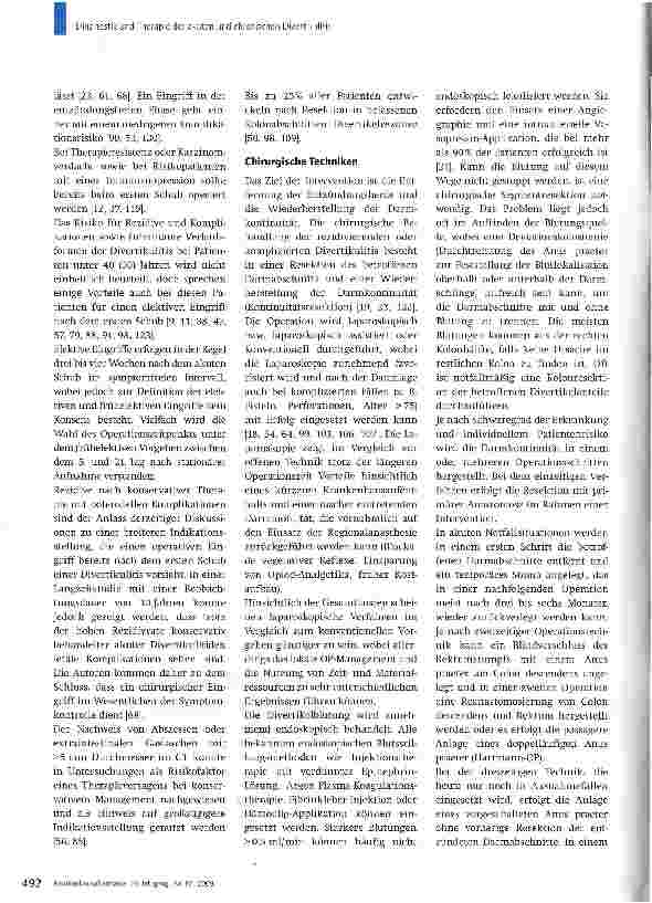 Vorschauseite 6: Diagnostik und Therapie der akuten und chronischen Divertikulitis