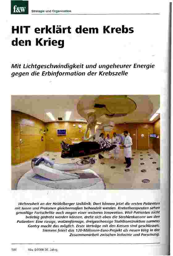 Vorschauseite 1: HIT erklärt dem Krebs den Krieg