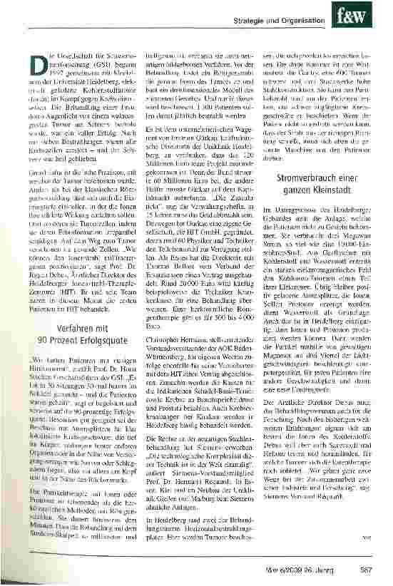 Vorschauseite 2: HIT erklärt dem Krebs den Krieg