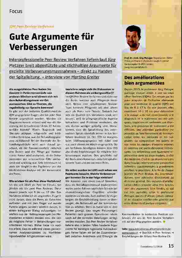 Vorschauseite 1: Gute Argumente für Verbesserungen