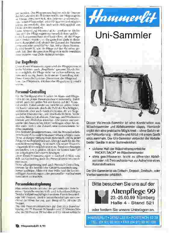 Vorschauseite 2: Die Pflegeversicherung verändert die Altenpflege: Das Controlling bekommt eine neue Dynamik