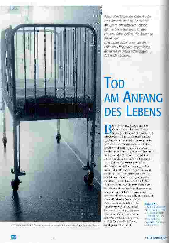 Vorschauseite 1: Tod am Anfang des Lebens