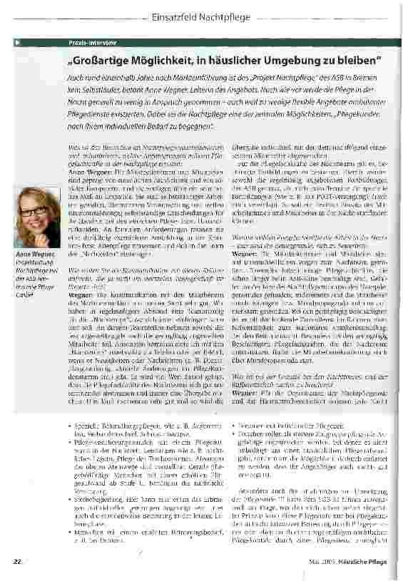 Vorschauseite 1: „Großartige Möglichkeit, in häuslicher Umgebung zu bleiben