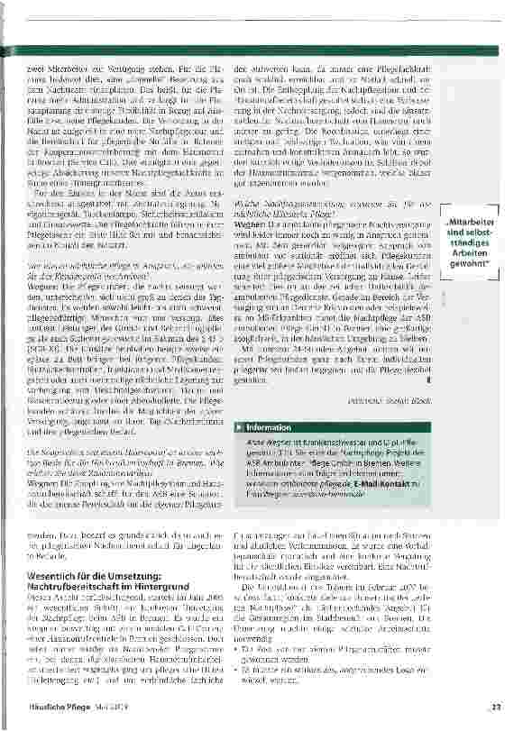 Vorschauseite 2: „Großartige Möglichkeit, in häuslicher Umgebung zu bleiben