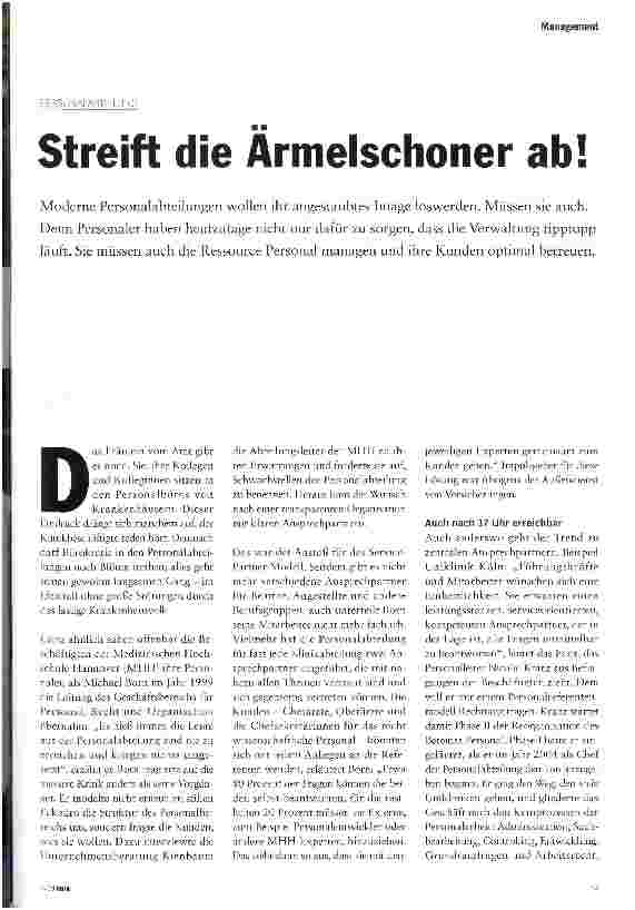 Vorschauseite 2: Streift die Ärmelschoner ab!