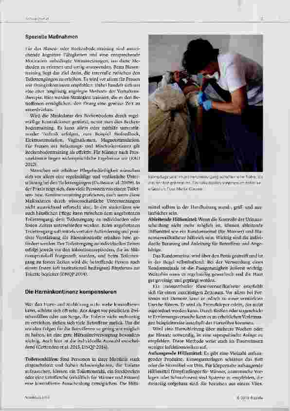 Vorschauseite 3: Eine Inkontinenz braucht ein individuelles Vorgehen