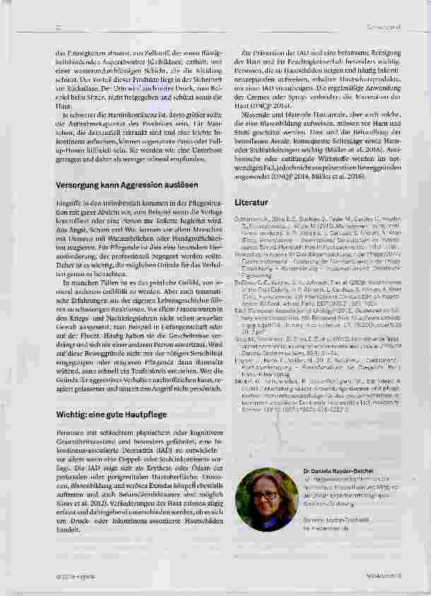 Vorschauseite 4: Eine Inkontinenz braucht ein individuelles Vorgehen