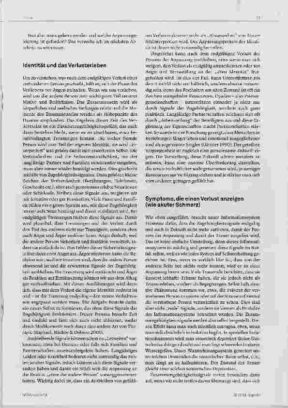 Vorschauseite 3: Was tun, wenn man nicht trauert?