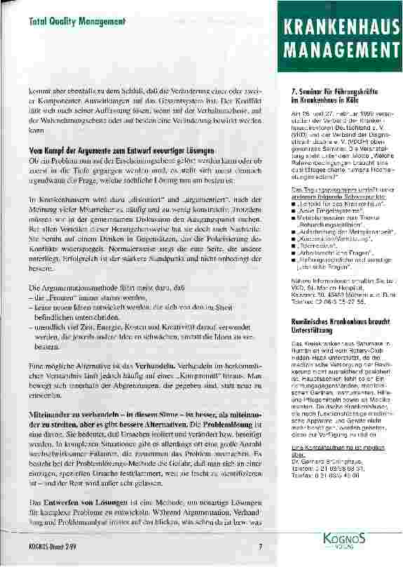 Vorschauseite 5: Qualitätsmanagement als Prozeß