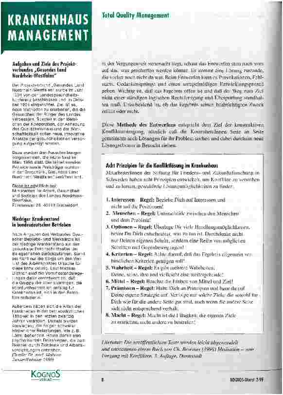 Vorschauseite 6: Qualitätsmanagement als Prozeß