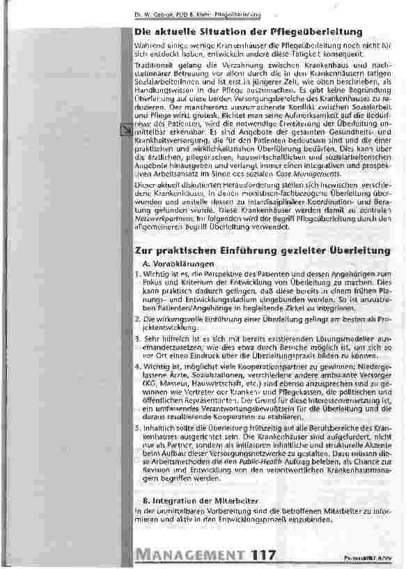Vorschauseite 2: Pflegeüberleitung