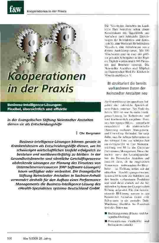 Vorschauseite 1: Kooperationen in der Praxis