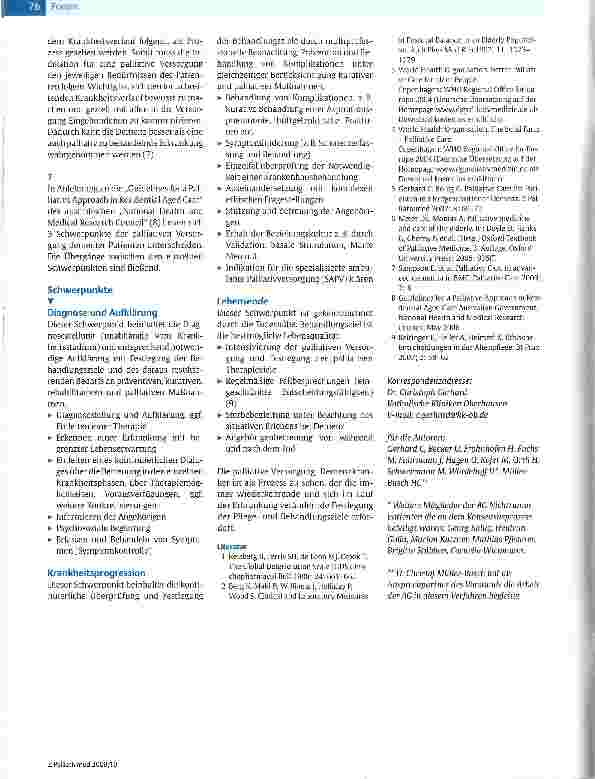 Vorschauseite 2: Thesen zur palliativen Versorgung von Patienten mit Demenz