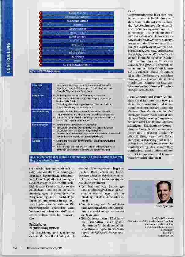 Vorschauseite 3: Controlling muss sein! Konzentration auf die Inhalte durch Standards für Steuerungsinformationen