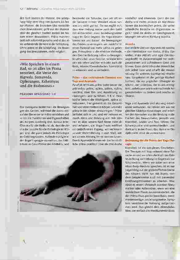 Vorschauseite 3: Yoga-Therapie ohne Ayurveda?
