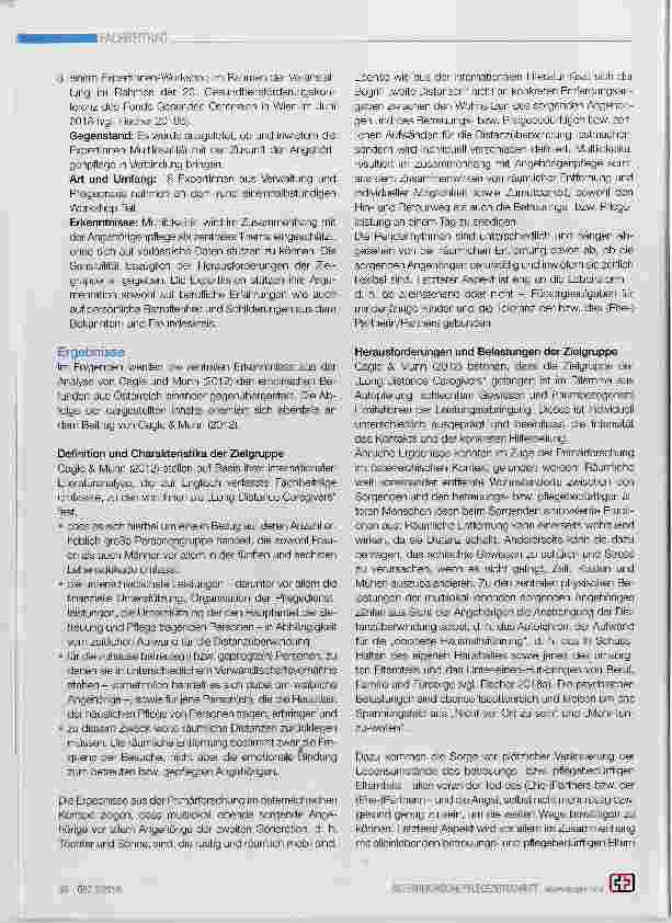 Vorschauseite 3: Multilokalität - eine zentrale Herausforderung für sorgende Angehörige