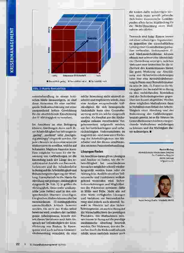 Vorschauseite 3: Der Kriese Vorbeugen