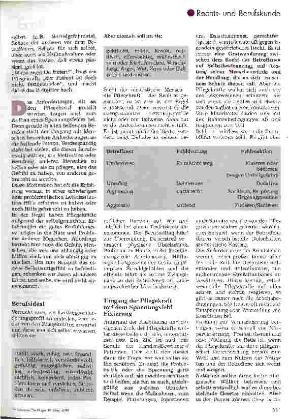 Vorschauseite 2: Fixierung im Pflegealltag Spannungsfeld zwischen Selbstbestimmungsrecht und Schutzgedanken