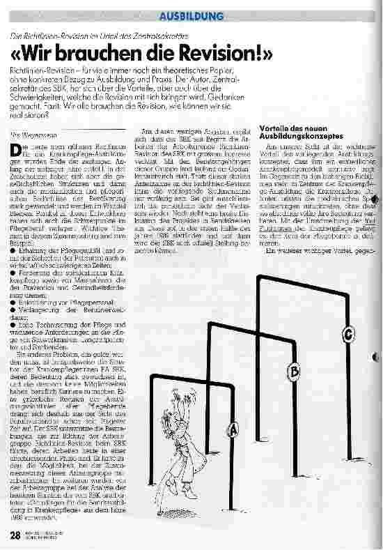 Vorschauseite 1: Wir brauchen die Revision!