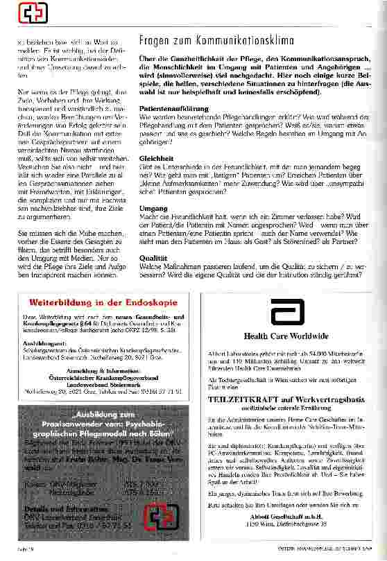 Vorschauseite 3: Kommunikation & Pflege