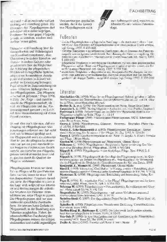 Vorschauseite 6: Pflegediagnosen Begriffe, Klassifizierungen, Bedeutungen und kritische Auseinandersetzungen