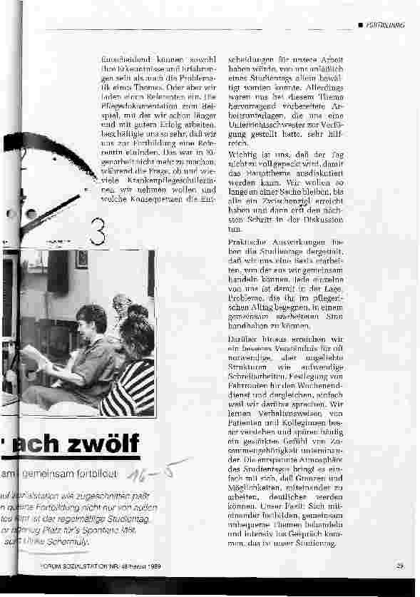 Vorschauseite 2: Klausur nach zwölf Wie ein Kölner Team sich gemeinsam fortbildet