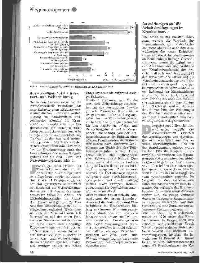 Vorschauseite 4: Abbau von Pflegepersonal unverkennbar