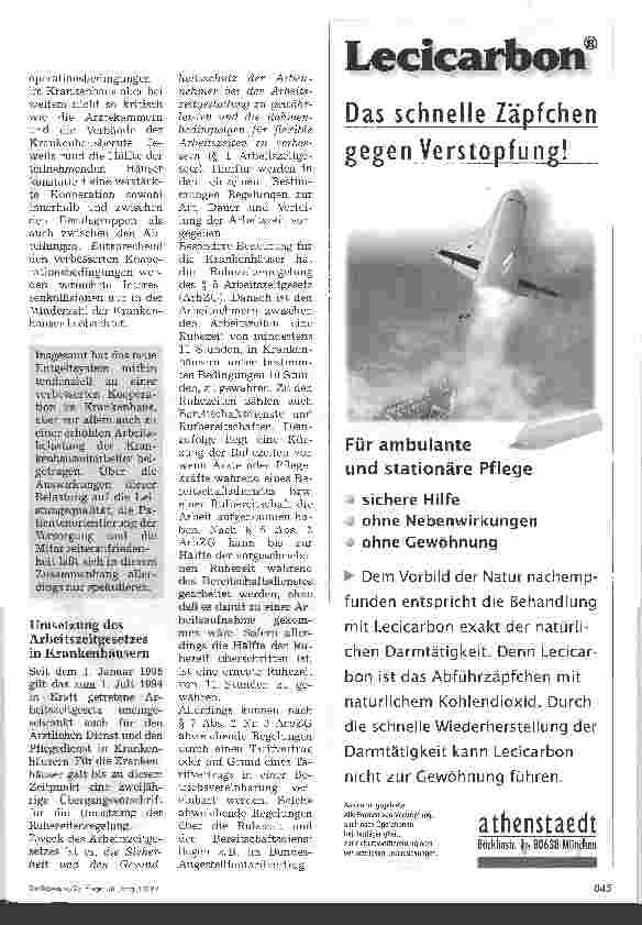 Vorschauseite 5: Abbau von Pflegepersonal unverkennbar