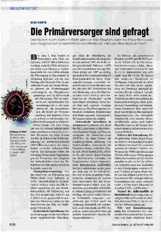 Vorschauseite 1: Die Primärversorger sind gefragt