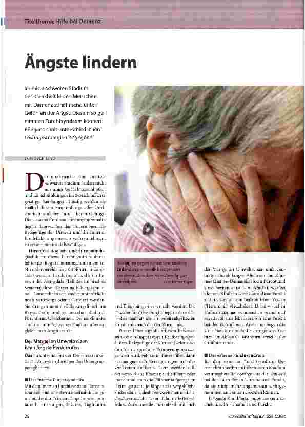 Vorschauseite 1: Ängste lindern