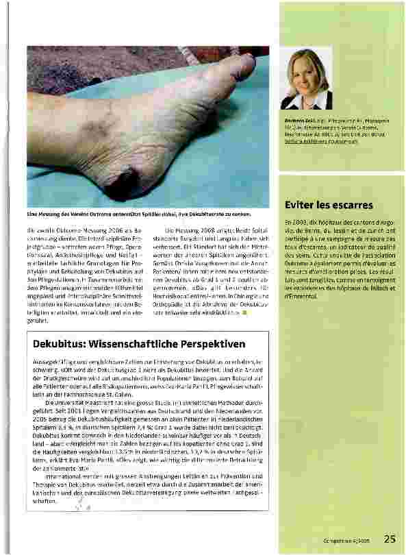 Vorschauseite 2: Weniger Dekubitus, weniger Schmerzen und Kosten