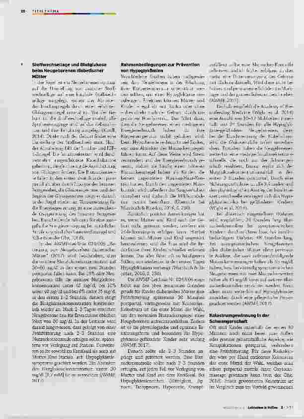 Vorschauseite 2: Schwangerschaft und Stillbeginn mit Diabetes