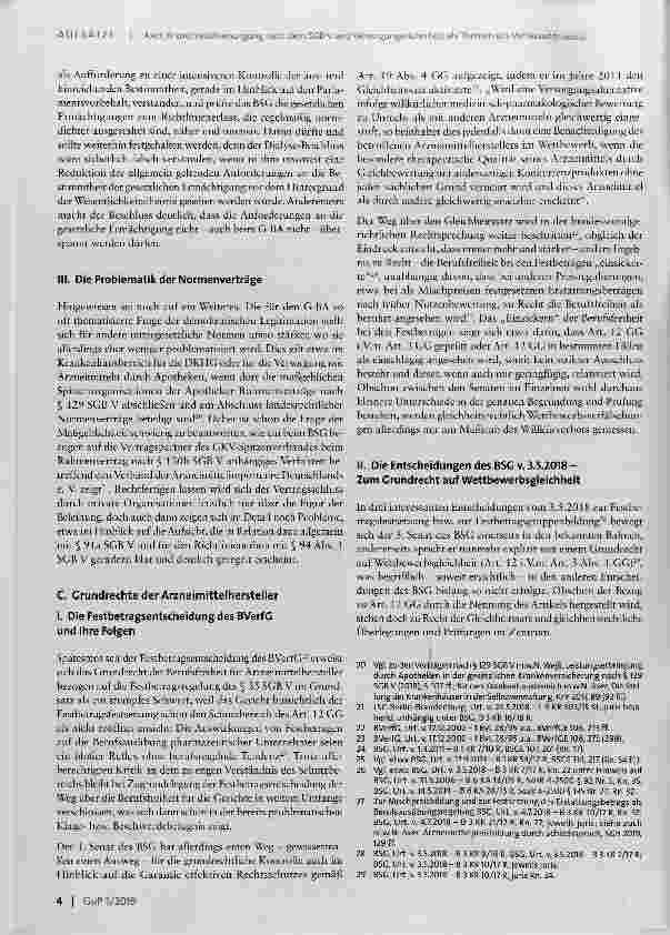 Vorschauseite 4: Arzneimittelversorgung nach dem SGB V und Versorgungssicherheit als Themen des Verfassungsrechts