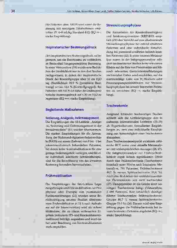 Vorschauseite 6: Beatmungstherapie und Extrakorporalverfahren bei akuter respiratorischer Insuffizienz