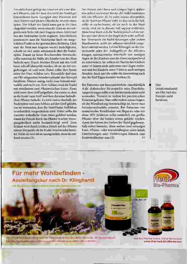 Vorschauseite 2: Dauernadeln statt Analgetika