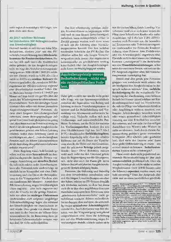 Vorschauseite 2: Der neue „Ausgleichszulagenbonus/ Pensionsbonus