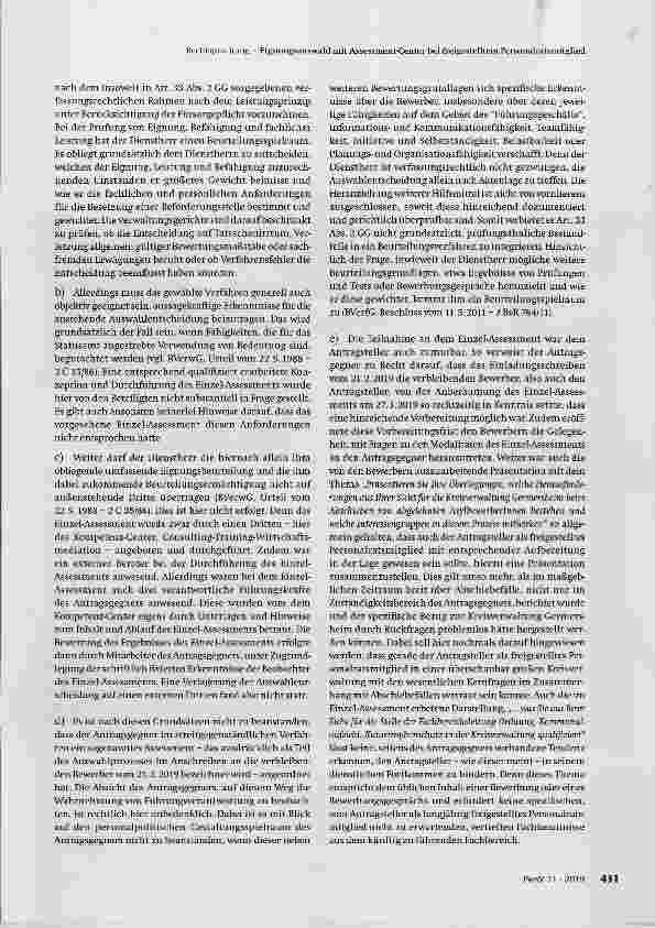Vorschauseite 4: Eignungsauswahl mit Assessment-Center bei freigestelltem Personalratsmitglied